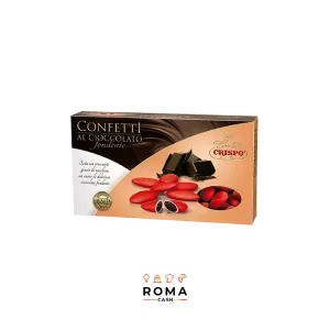 CONFETTI ROSSI CIOCC. FONDENTE KG 1