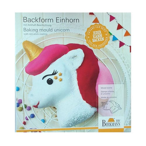 Stampo per biscotti Unicorno in acciaio inossidabile 10 cm