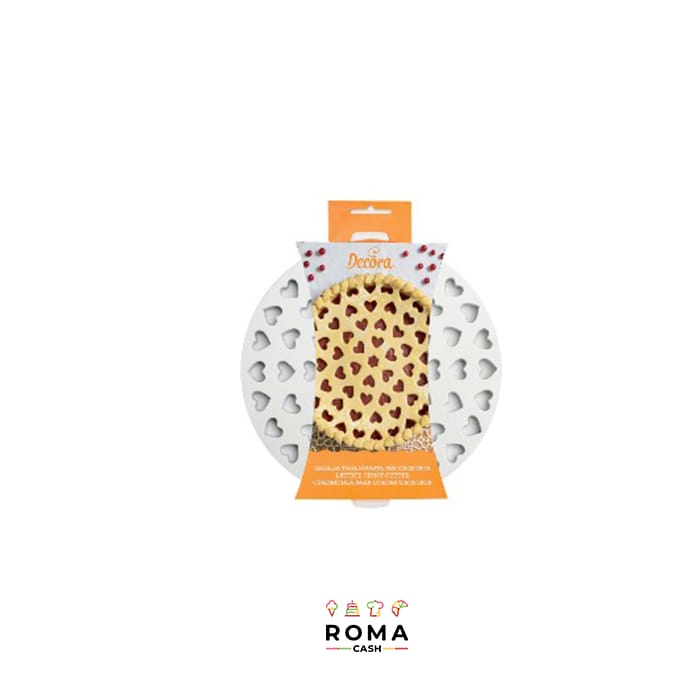 GRIGLIA PER CROSTATA CUORI Ø 30 CM - Roma Cash srl