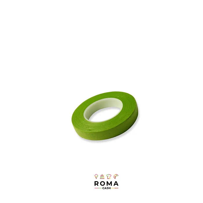 NASTRO CARTA PER FIORI VERDE 12MM 27MT