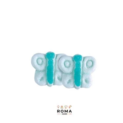 MARSHMALLOW FARFALLE AZZURRE GR 900