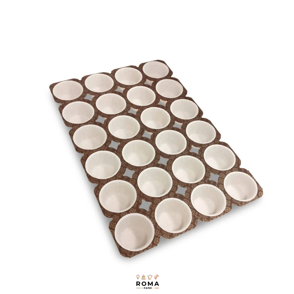 TEGLIA/STAMPO MUFFIN 24 IMPRONTE