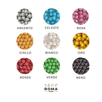 PERLE DI ZUCCHERO VARI COLORI GR 100