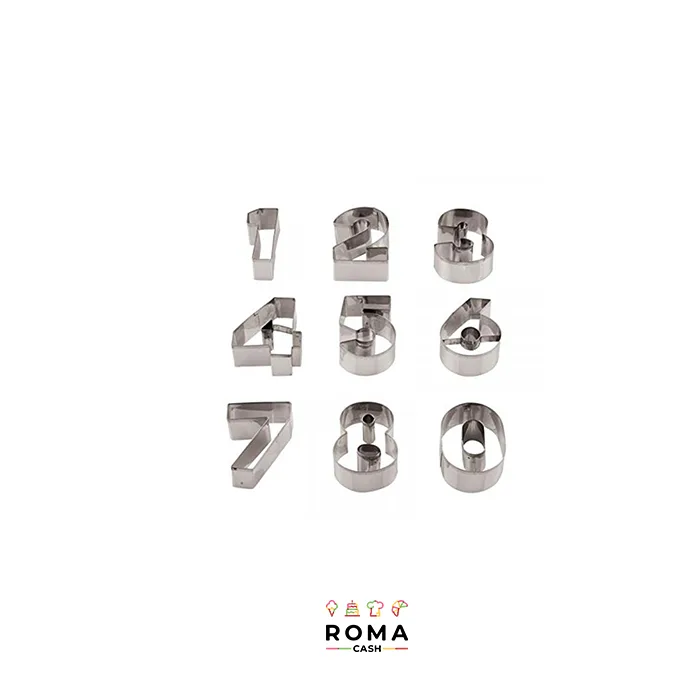 TAGLIAPASTA NUMERI IN ACCIAIO INOX