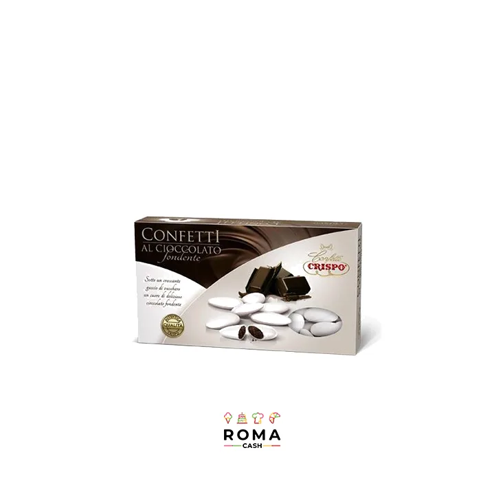 CONFETTI CIOCCOLATO FONDENTE BIANCHI KG 1