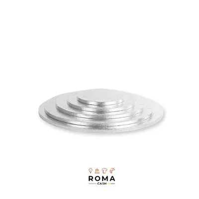 SOTTOTORTA TONDO COLORE ARGENTO PZ 1 VARIE MISURE