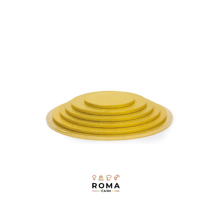 SOTTOTORTA TONDO COLORE ORO PZ 1 VARIE MISURE - Roma Cash srl