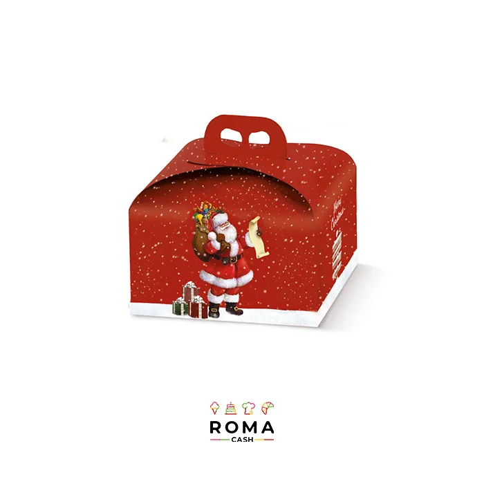 PORTAPANETTONE BASSO BABBO NATALE