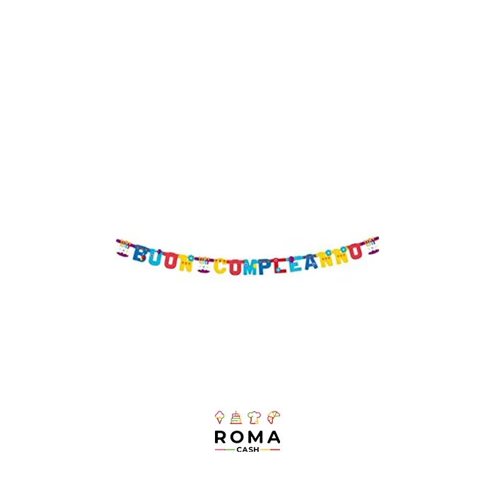 FESTONE BUON COMPLEANNO PZ 1