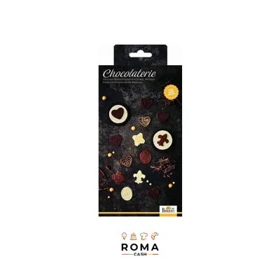 STAMPO PER DECORAZIONI DI CIOCCOLATO PZ 2
