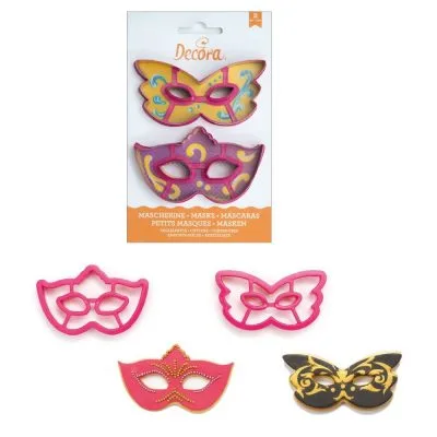SET 2 TAGLIAPASTA MASCHERA CARNEVALE 1