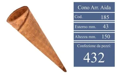 CONO ARROTOLATO AIDA PZ 432 - immagine 2