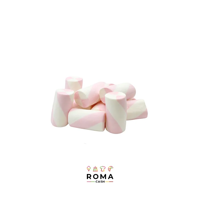 MARSHMALLOW TUBO ESTRUSO BIANCO & ROSA KG 1