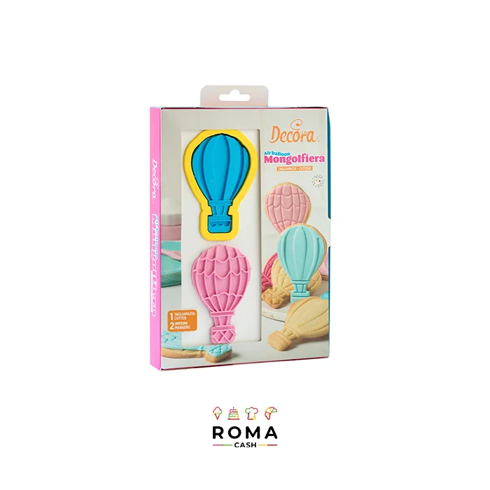 SET 3 TAGLIAIMPRIMI MONGOLFIERA