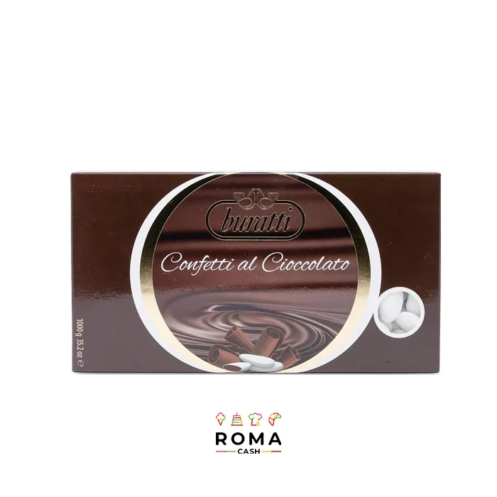 CONFETTI CIOCCOLATO BIANCHI BURATTI KG 1