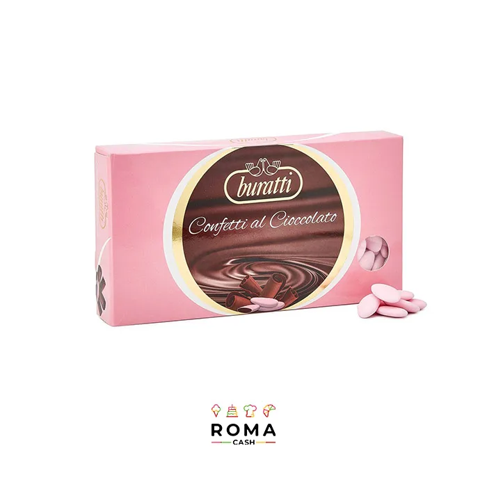 CONFETTI CIOCCOLATO ROSA BURATTI KG 1