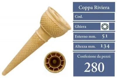 CONO COPPA RIVIERA PZ 280 - immagine 2