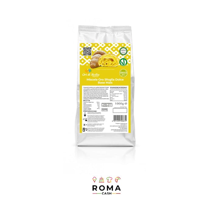 MISCELA ORO SFOGLIA DOLCE BASE MAIS KG 1 GLUTEN FREE