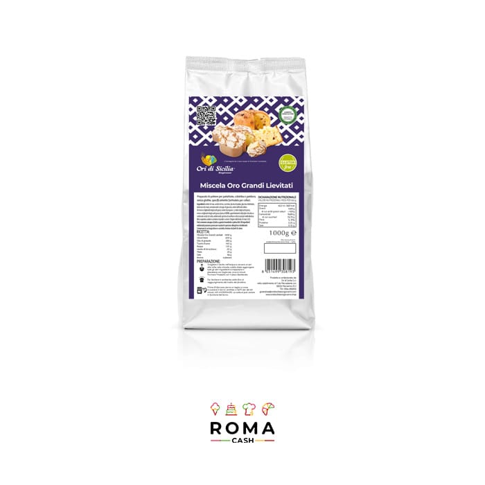 MISCELA ORO GRANDI LIEVITATI KG 1 GLUTEN FREE