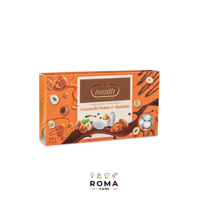 CONFETTI TENEREZZE CARAMELLO SALATO E GIANDUIA KG 1