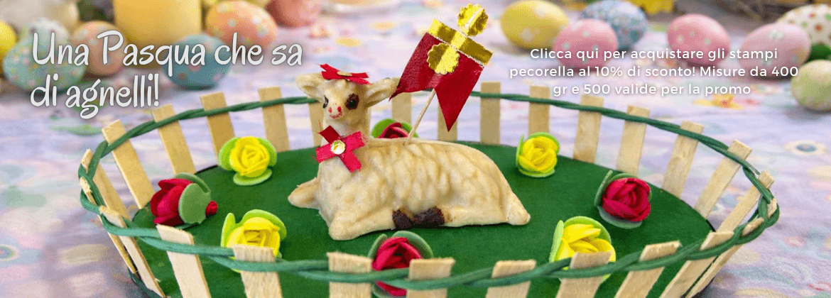 Stampi di pecorelle di pasta di mandorle